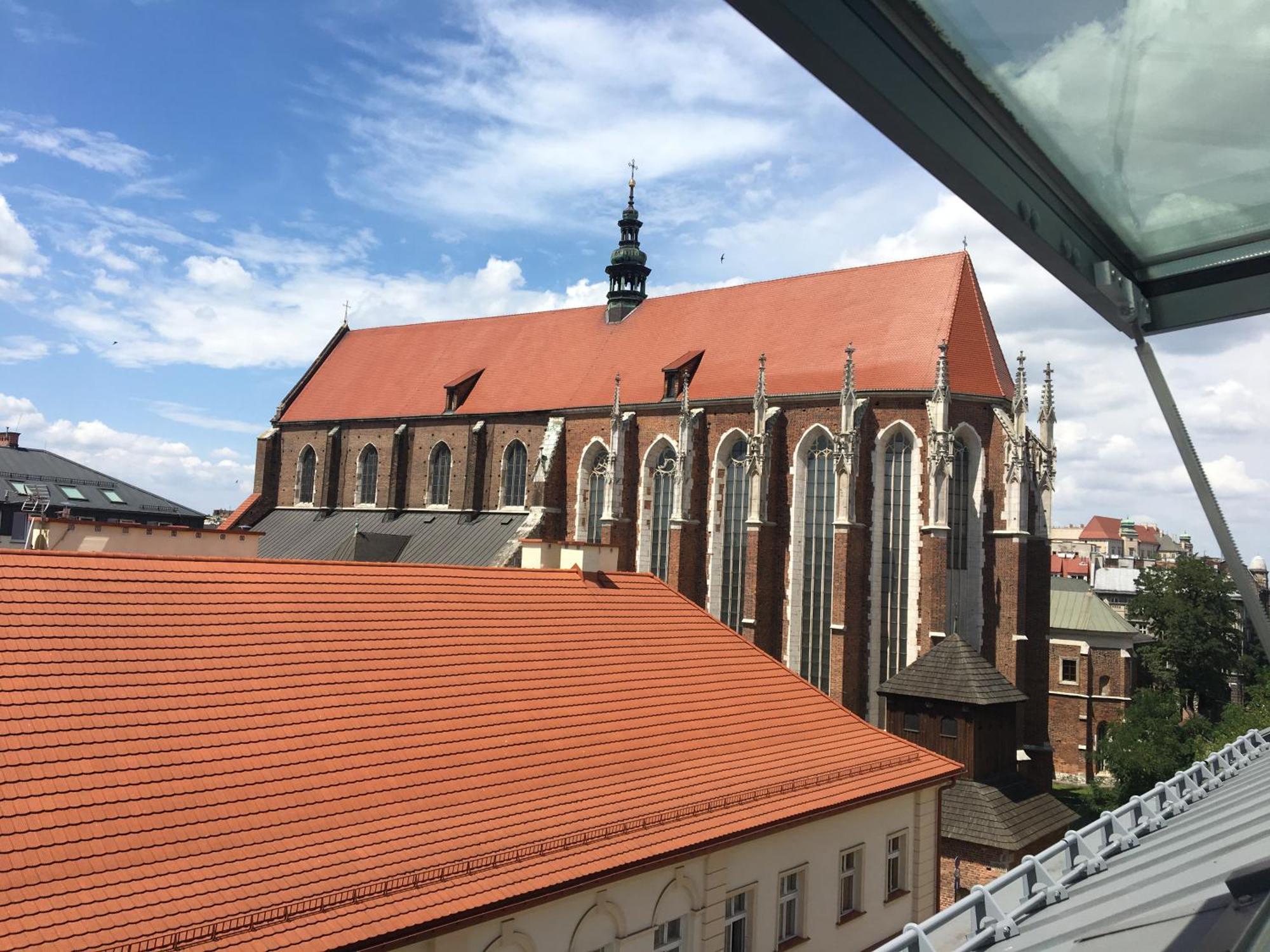 Central Penthouse With Terrace Краків Екстер'єр фото